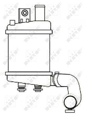 Intercooler, échangeur (Refroidisseur d'air) NRF B.V. ref. 30333