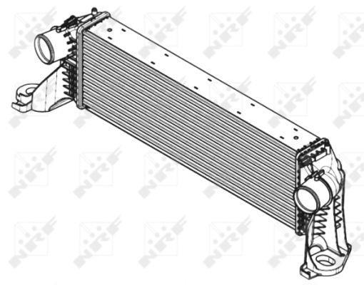 Intercooler, échangeur (Refroidisseur d'air) NRF B.V. 30342