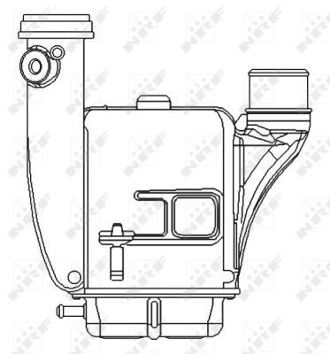 Intercooler, échangeur (Refroidisseur d'air) NRF B.V. ref. 30344