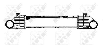 Radiador de admisión, intercooler NRF B.V. ref. 30422