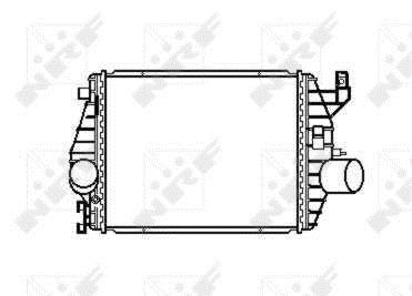 Radiador de admisión, intercooler NRF B.V. ref. 30424