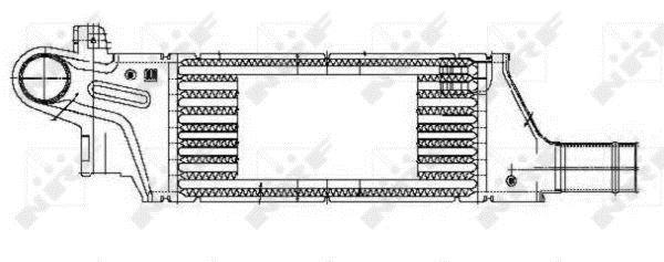 Intercooler, échangeur (Refroidisseur d'air) NRF B.V. 30429