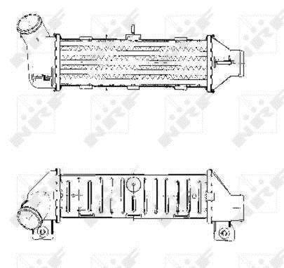 Radiador de admisión, intercooler NRF B.V. ref. 30444