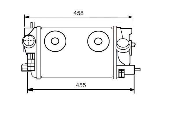 Radiador de admisión, intercooler NRF B.V. ref. 30549