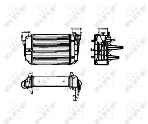 Radiador de admisión, intercooler NRF B.V. ref. 30753
