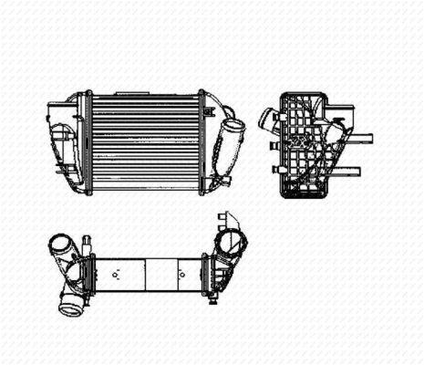 Radiador de admisión, intercooler NRF B.V. ref. 30755