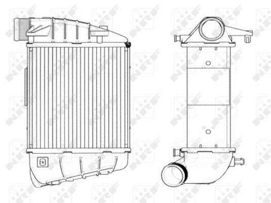 Radiador de admisión, intercooler NRF B.V. ref. 30771