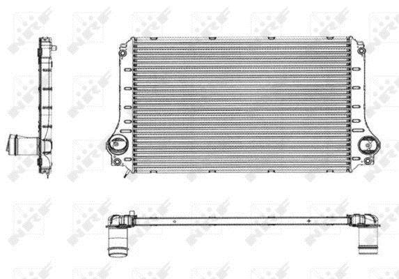Radiador de admisión, intercooler NRF B.V. ref. 30784