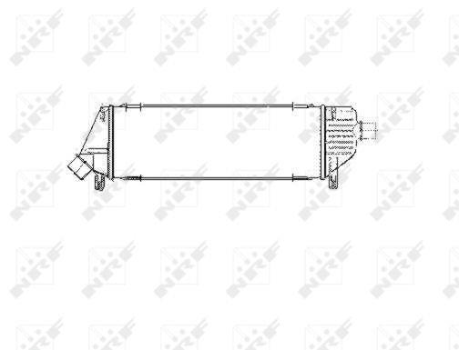 Radiador de admisión, intercooler NRF B.V. ref. 30852