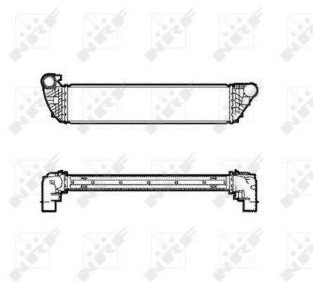 Intercooler, échangeur (Refroidisseur d'air) NRF B.V. ref. 30859