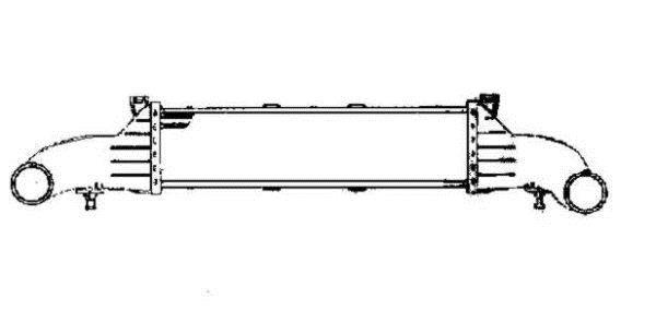 Intercooler, échangeur (Refroidisseur d'air) NRF B.V. 30864