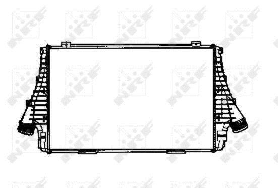 Intercooler, échangeur (Refroidisseur d'air) NRF B.V. 30867