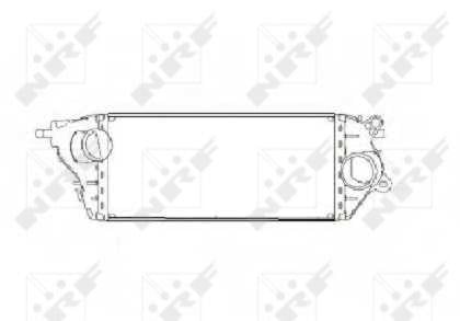 Intercooler, échangeur (Refroidisseur d'air) NRF B.V. ref. 30869