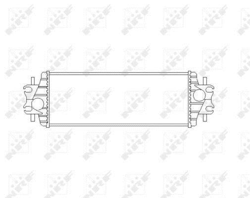 Intercooler, échangeur (Refroidisseur d'air) NRF B.V. ref. 30875