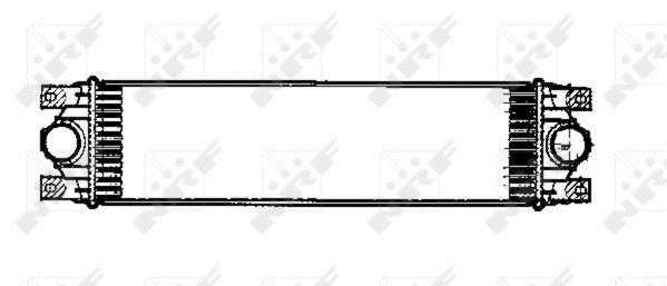 Intercooler, échangeur (Refroidisseur d'air) NRF B.V. ref. 30877