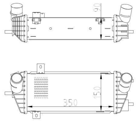 Radiador de admisión, intercooler NRF B.V. ref. 309070