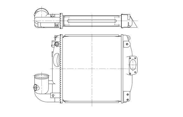 Radiador de admisión, intercooler NRF B.V. ref. 309094