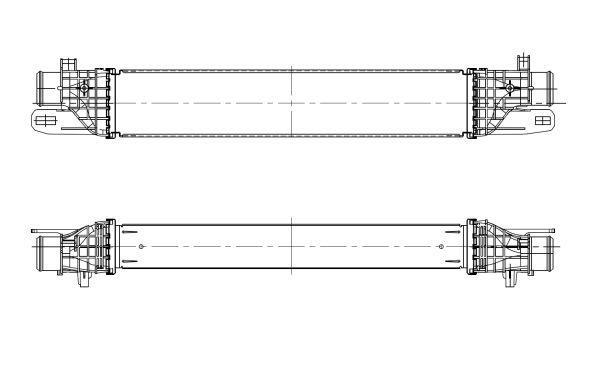 Radiador de admisión, intercooler NRF B.V. ref. 309096