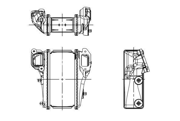 Radiador de admisión, intercooler NRF B.V. ref. 309109
