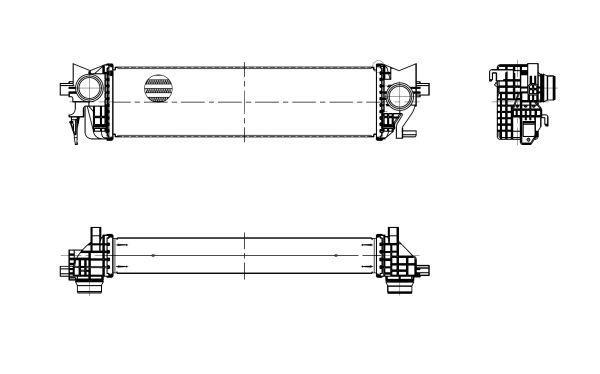 Radiador de admisión, intercooler NRF B.V. ref. 309112
