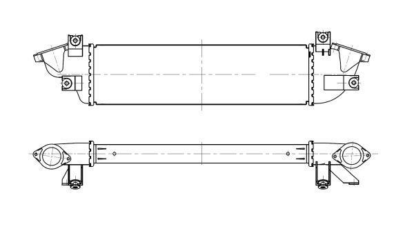 Radiador de admisión, intercooler NRF B.V. ref. 309113