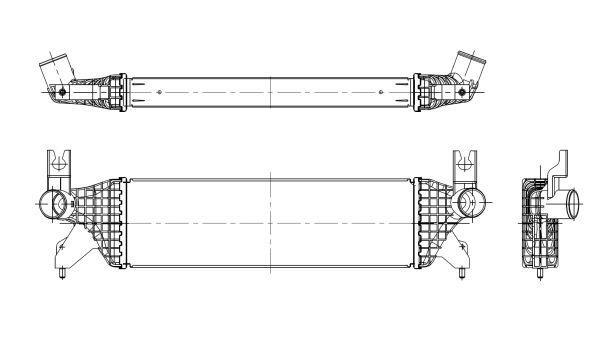 Radiador de admisión, intercooler NRF B.V. ref. 309116