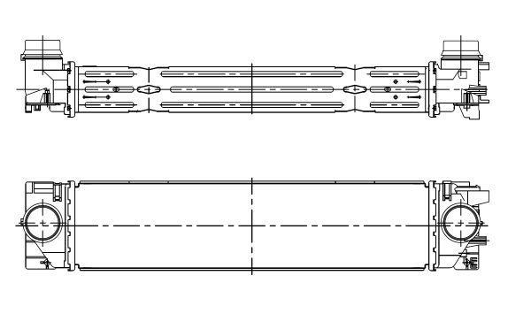 Radiador de admisión, intercooler NRF B.V. ref. 309118