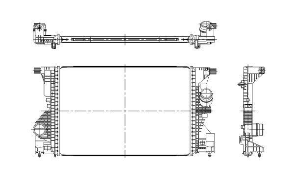 Radiador de admisión, intercooler NRF B.V. ref. 309119