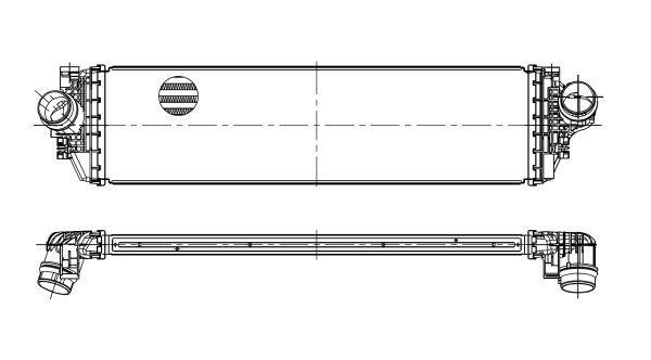 Radiador de admisión, intercooler NRF B.V. ref. 309120