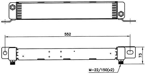 Radiador de aceite, aceite motor NRF B.V. ref. 31094