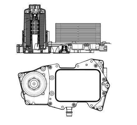 Radiador óleo motor NRF B.V. ref. 31827