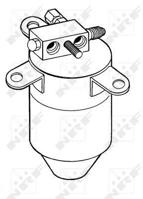 Filtre déshydrateur du circuit de climatisation NRF B.V. 33020