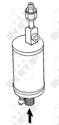 Filtre déshydrateur du circuit de climatisation NRF B.V. 33041