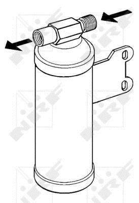 Filtre déshydrateur du circuit de climatisation NRF B.V. 33060