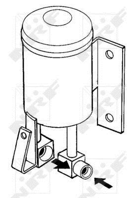Filtre déshydrateur du circuit de climatisation NRF B.V. 33070