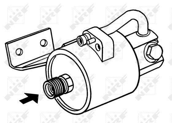 Filtre déshydrateur du circuit de climatisation NRF B.V. 33127