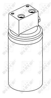 Filtre déshydrateur du circuit de climatisation NRF B.V. 33138