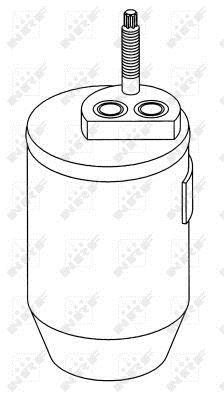 Filtre déshydrateur du circuit de climatisation NRF B.V. ref. 33156