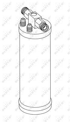 Filtre déshydrateur du circuit de climatisation NRF B.V. 33160