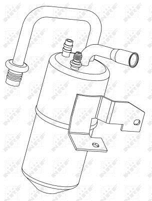 Filtre déshydrateur du circuit de climatisation NRF B.V. ref. 33217