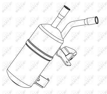 Filtre déshydrateur du circuit de climatisation NRF B.V. 33218