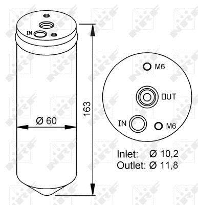 Secador, aire acondicionado NRF B.V. ref. 33222