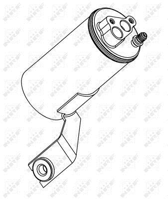 Filtre déshydrateur du circuit de climatisation NRF B.V. ref. 33227