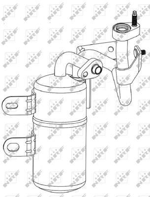 Filtro desidratante de climatização NRF B.V. ref. 33307