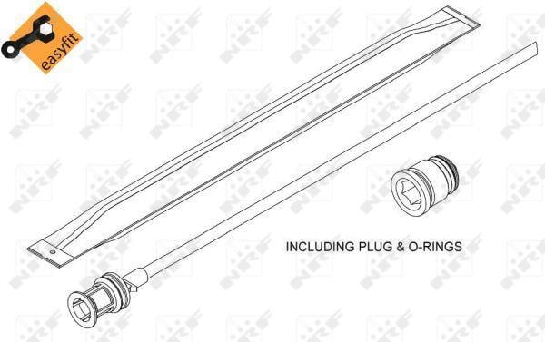 Filtre déshydrateur du circuit de climatisation NRF B.V. ref. 33350