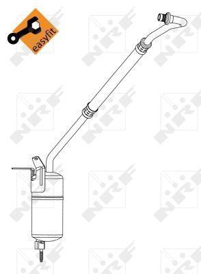 Filtre déshydrateur du circuit de climatisation NRF B.V. ref. 33354