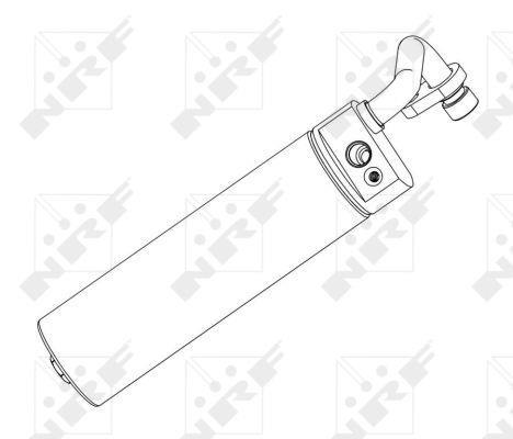 Filtre déshydrateur du circuit de climatisation NRF B.V. 33367
