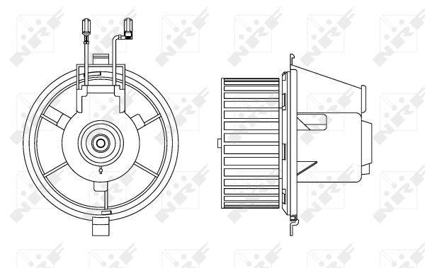 Ventilador habitáculo NRF B.V. 34165