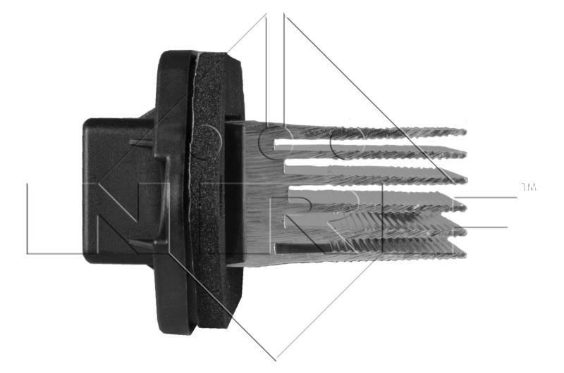 Resistência, ventilador de ar da cabina NRF B.V. ref. 342018