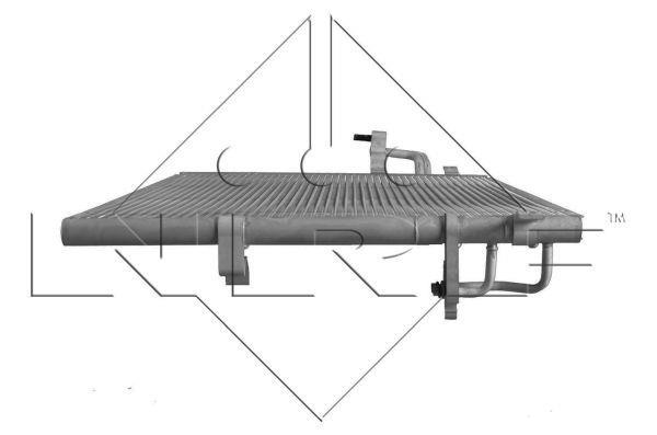 Condensador, aire acondicionado NRF B.V. ref. 350007